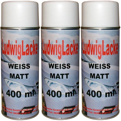 Weiß matt spraydosen - 3,