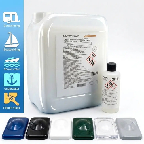 Topcoat mit härter menge - mit,